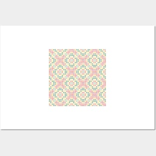 Tic Tac Toe Holiday Pattern Posters and Art